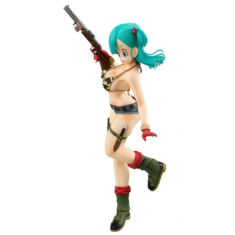 Ornament Ball Set - かわいいドラゴンボール Z ブルマ置物漫画アニメモデル人形迷彩おもちゃコレクション装飾品かわいい人形装飾ホリデーギフト