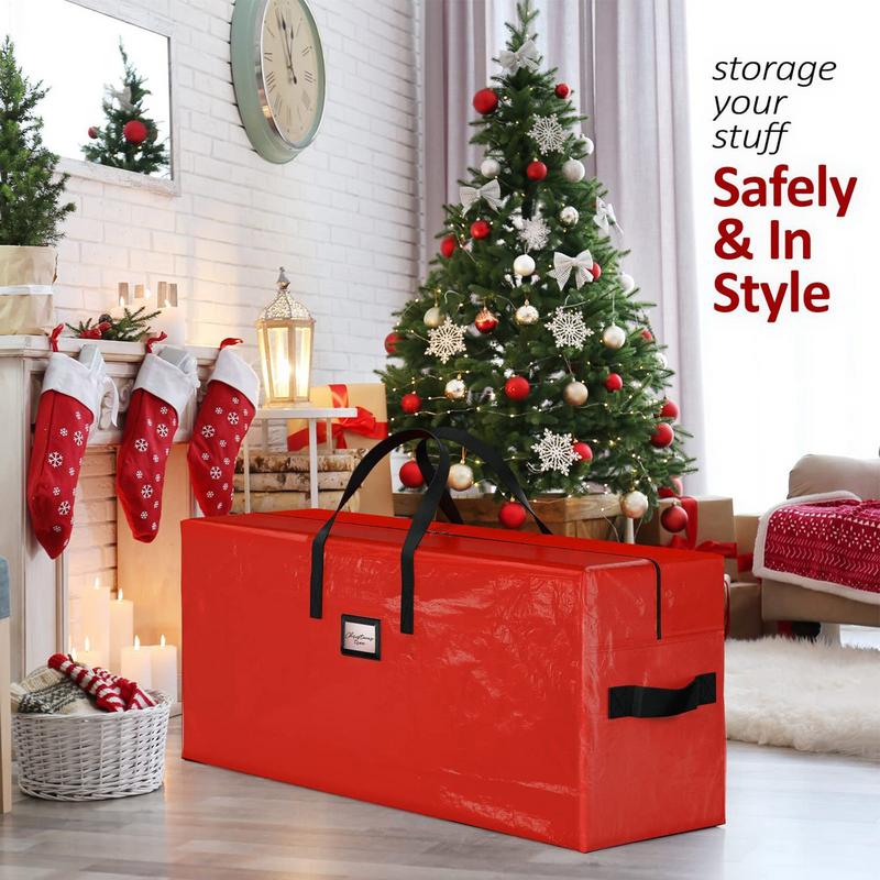 人工木の収納ケース大型ジッパーバッグ人工木クリスマス装飾オー - Christmas Tree Artificial のレビューと価格