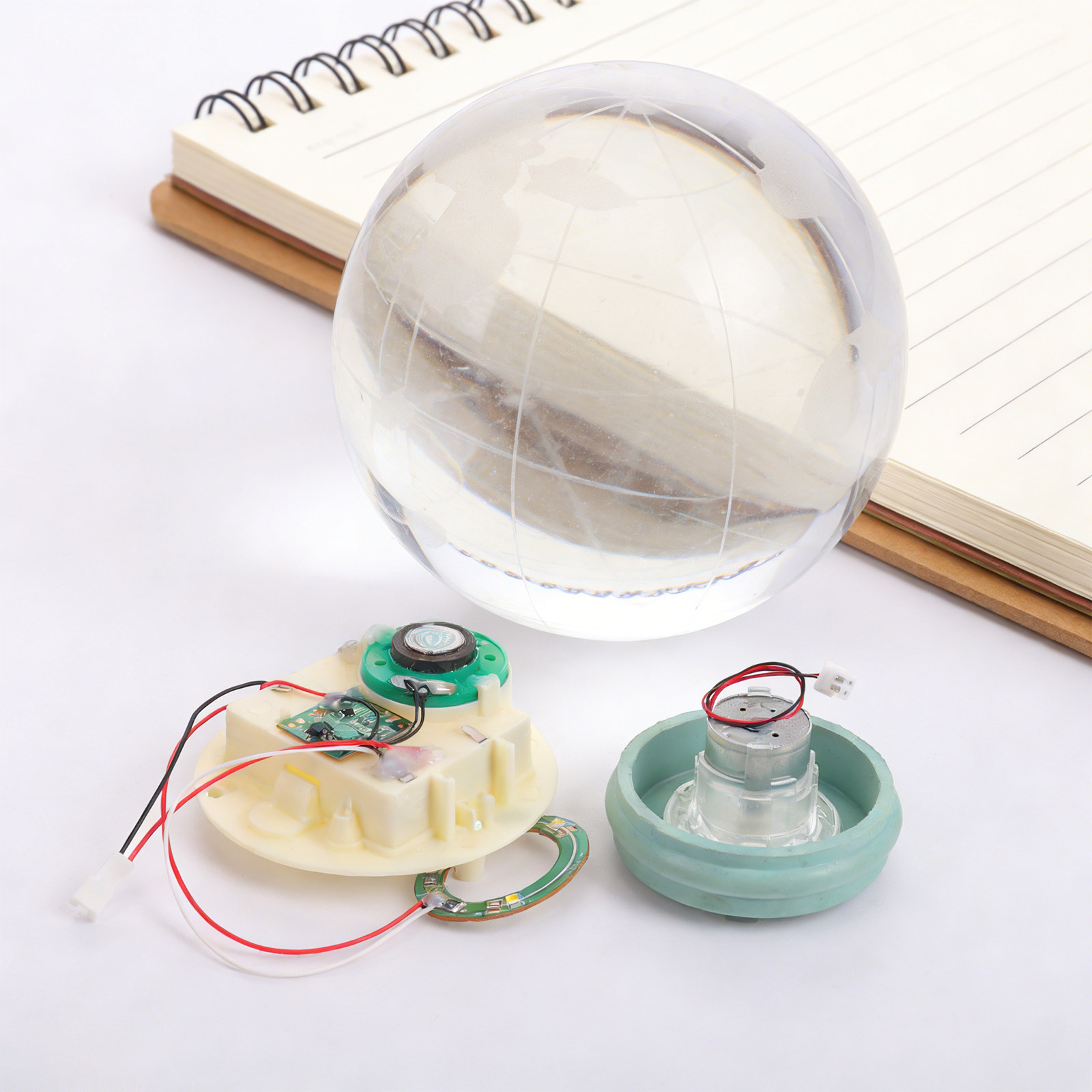DIYスノーグローブ用ムーブメント、音楽、ライト、電池ボック - Snow Globe Musical のレビューと価格