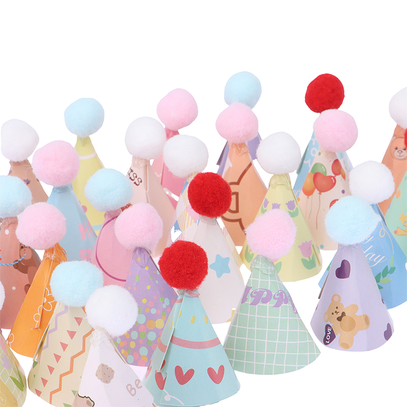 10 ピース/セット DIY ミニ帽子ベーキングケーキトッパ - Santa Hat Plush のレビューと価格