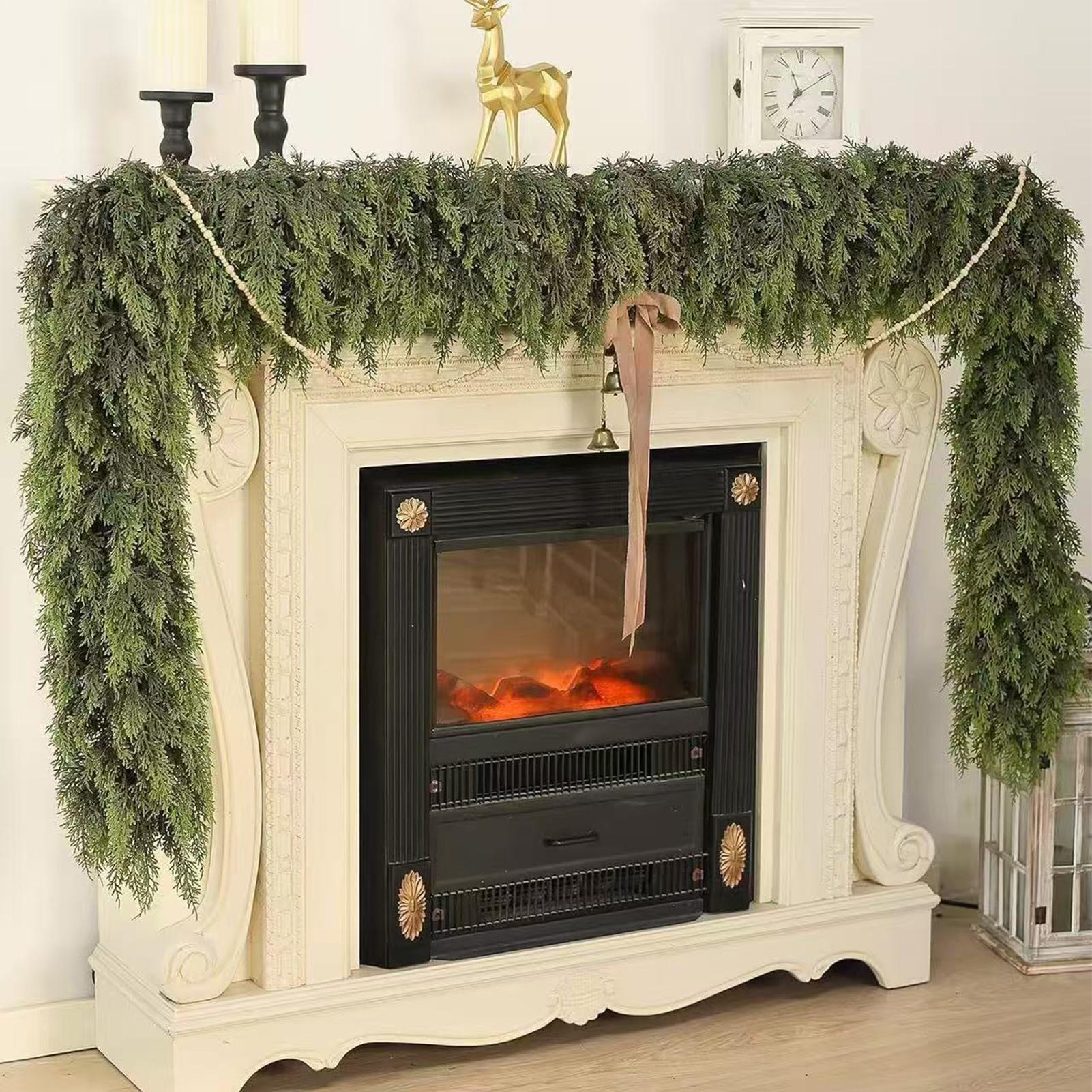 クリスマスガーランド 人工グリーンパイン装飾 人工ガーランド - Christmas Wreath Fake のレビューと価格