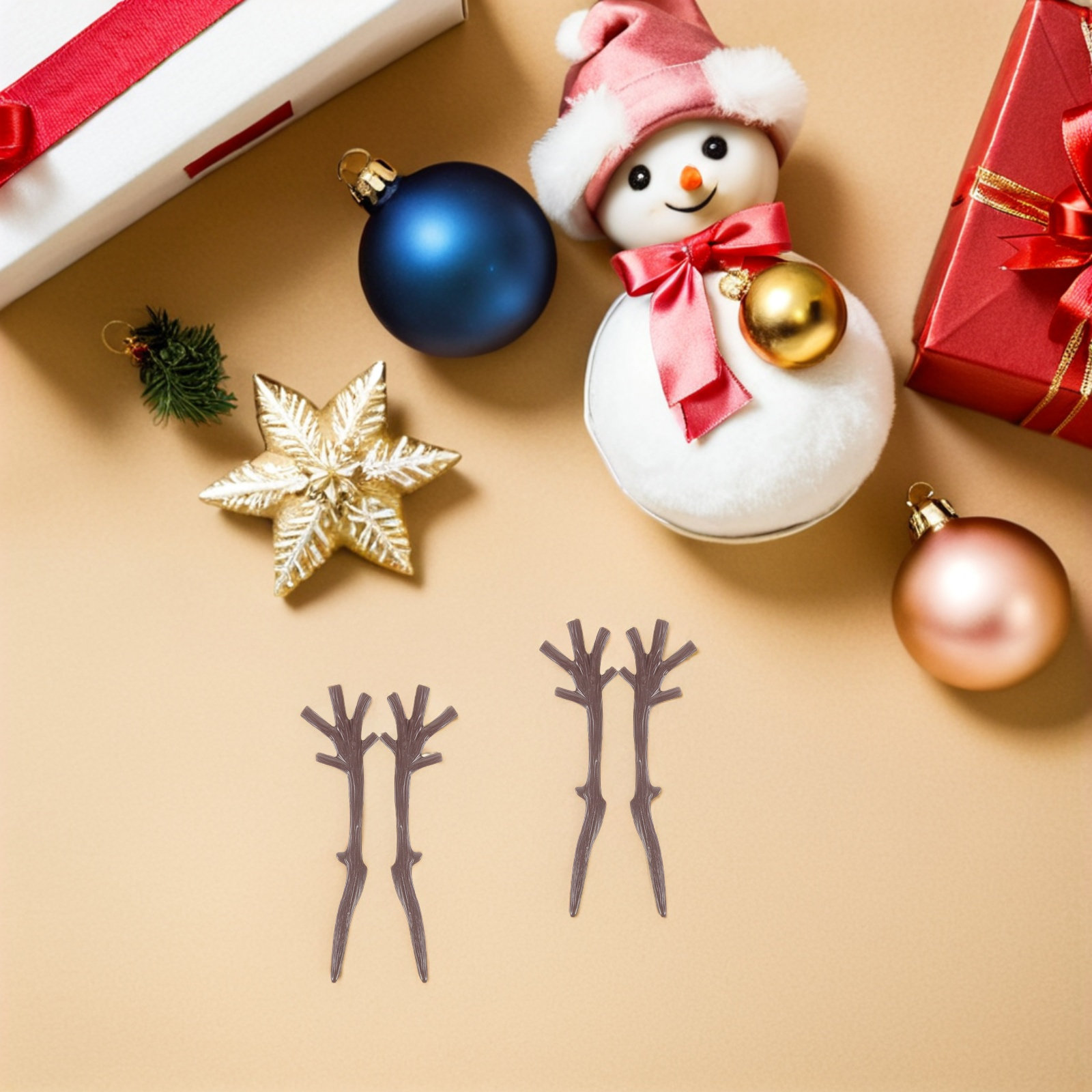 200個入り クリスマスデコレーション 人工鹿の角 ドライツ - Christmas Tree Artificial のレビューと価格