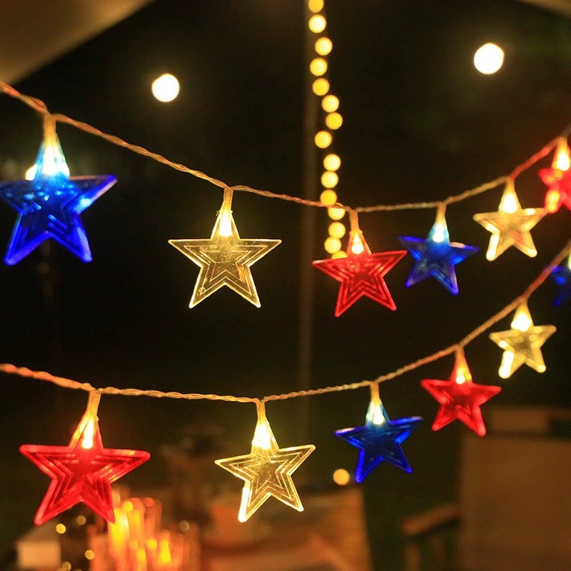 3色スターLEDストリングライト ウォームホワイト フェアリ - Led Fairy String Lights のレビューと価格