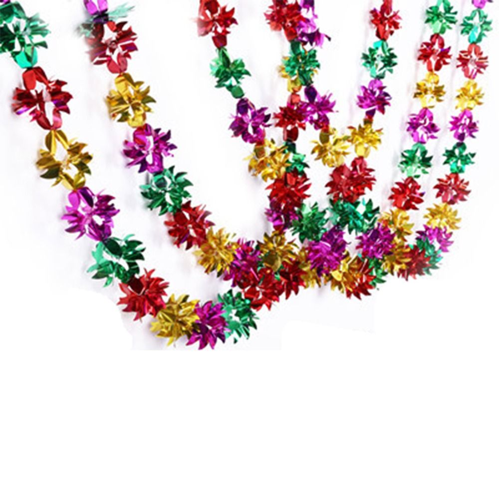 3DクリスマスフォイルガーランドDIYツイストガーランドクリ - Tinsel Garland Decoration のレビューと価格